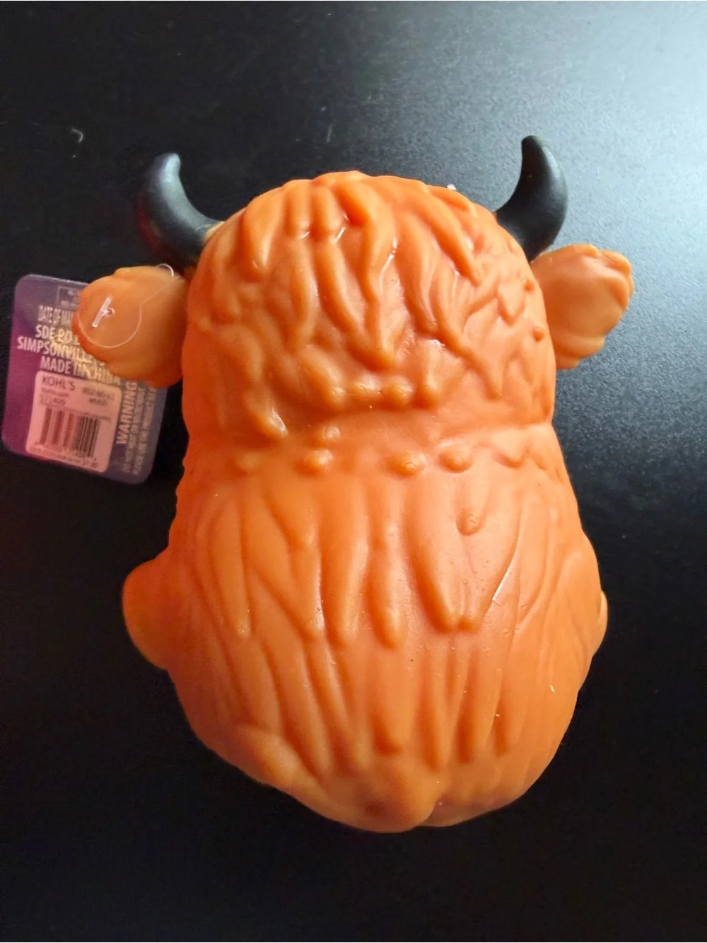 New Toymendous Light Brown Highland Cow Squishy Toy 3+ Viral Fidget Squeeze